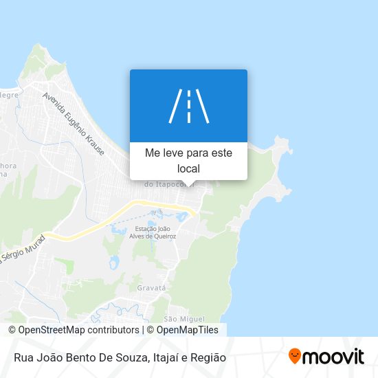 Rua João Bento De Souza mapa