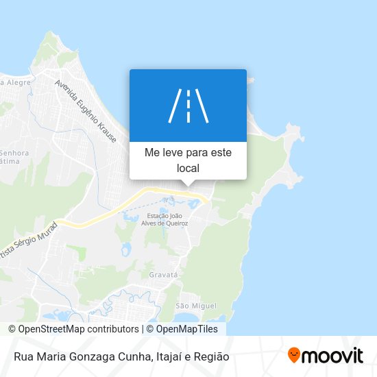Rua Maria Gonzaga Cunha mapa