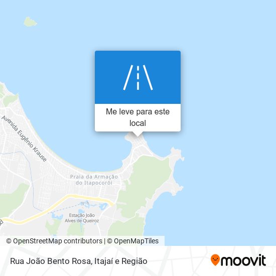 Rua João Bento Rosa mapa