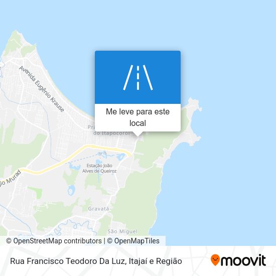 Rua Francisco Teodoro Da Luz mapa