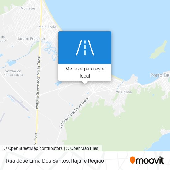 Rua José Lima Dos Santos mapa