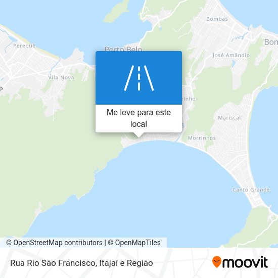 Rua Rio São Francisco mapa