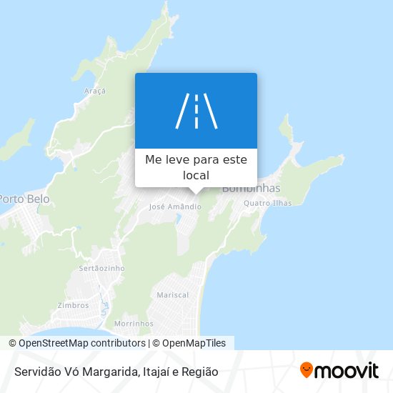 Servidão Vó Margarida mapa