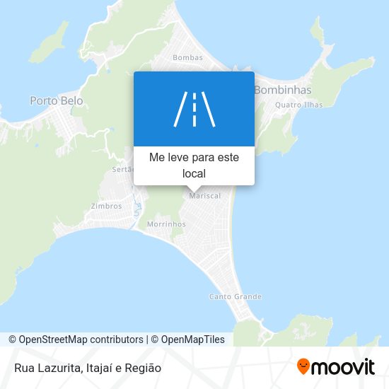 Rua Lazurita mapa