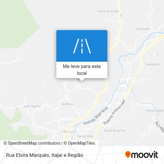 Rua Elvira Marquês mapa