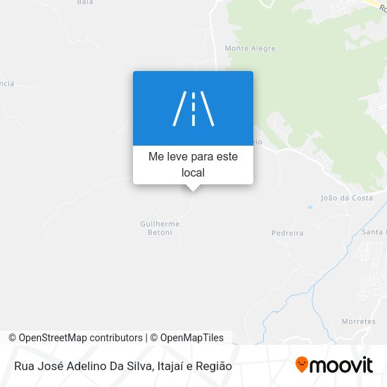 Rua José Adelino Da Silva mapa