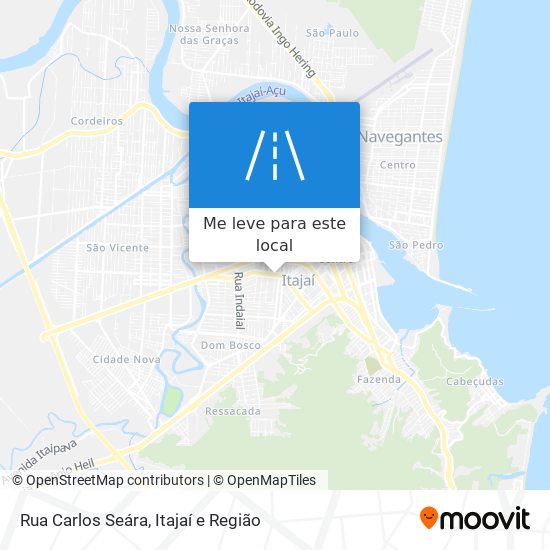 Rua Carlos Seára mapa