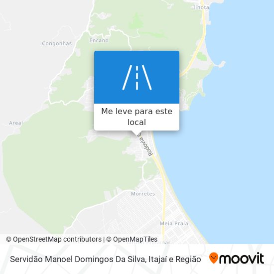 Servidão Manoel Domingos Da Silva mapa