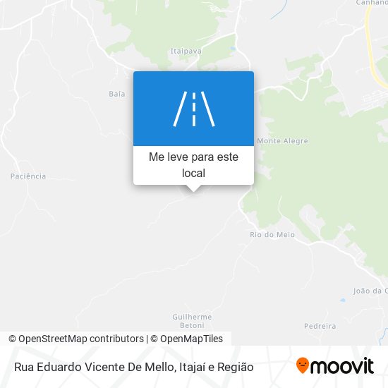 Rua Eduardo Vicente De Mello mapa