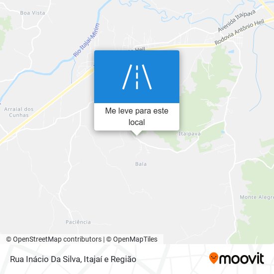 Rua Inácio Da Silva mapa