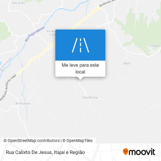 Rua Calixto De Jesus mapa