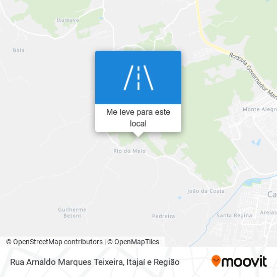 Rua Arnaldo Marques Teixeira mapa