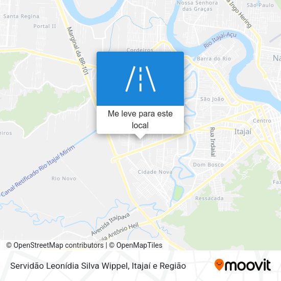 Servidão Leonídia Silva Wippel mapa