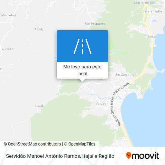 Servidão Manoel Antônio Ramos mapa