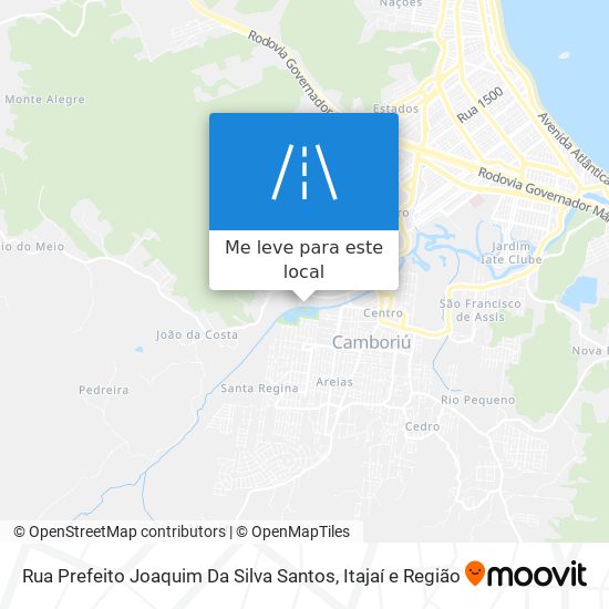 Rua Prefeito Joaquim Da Silva Santos mapa