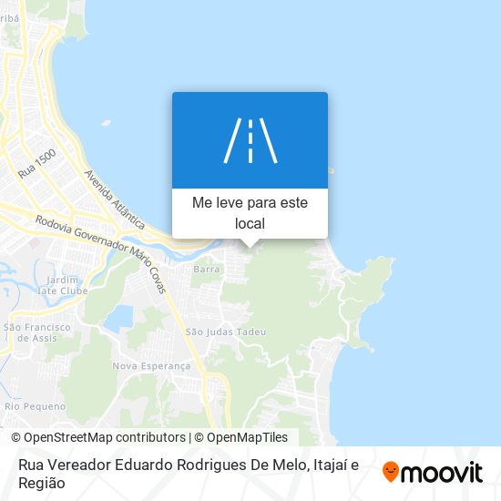 Rua Vereador Eduardo Rodrigues De Melo mapa