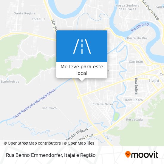 Rua Benno Emmendorfer mapa