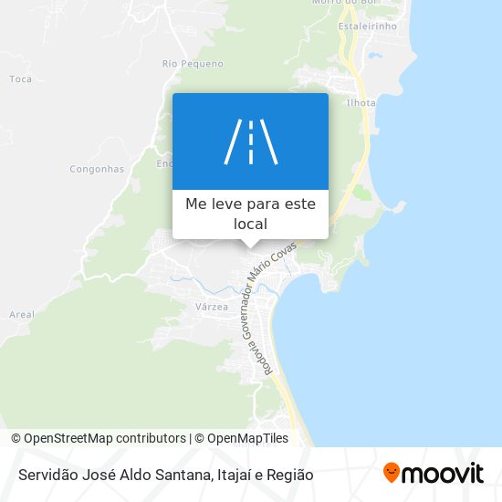 Servidão José Aldo Santana mapa