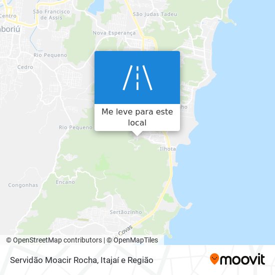 Servidão Moacir Rocha mapa
