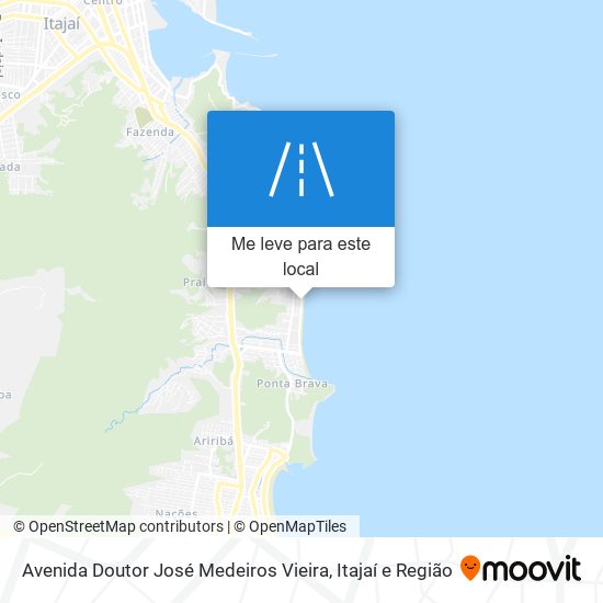 Avenida Doutor José Medeiros Vieira mapa