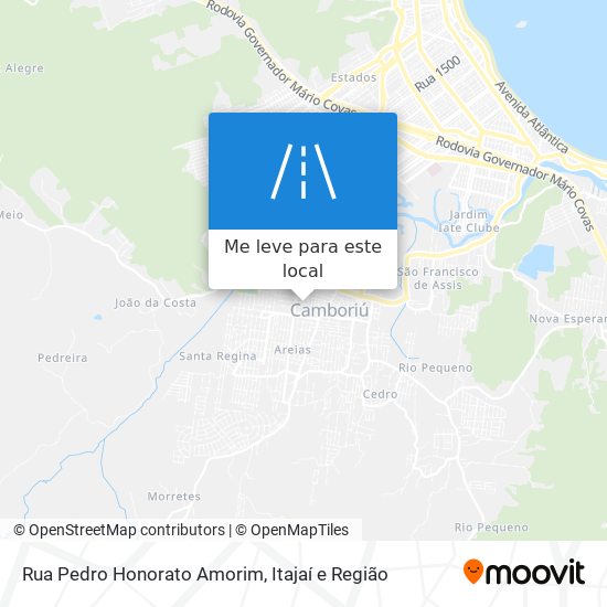 Rua Pedro Honorato Amorim mapa