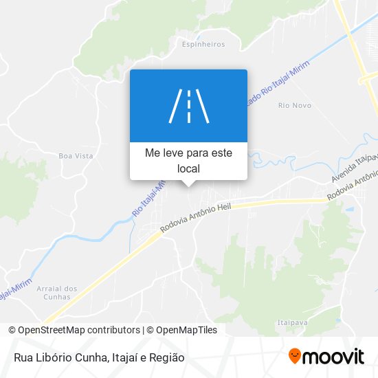 Rua Libório Cunha mapa