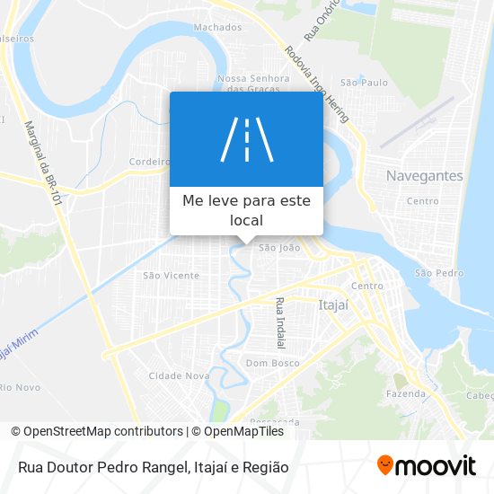 Rua Doutor Pedro Rangel mapa