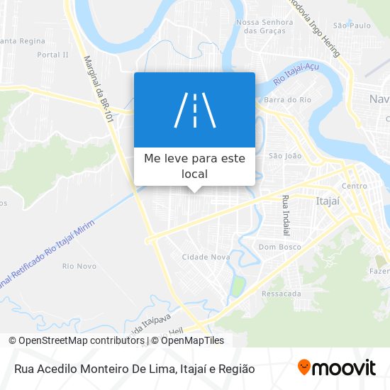 Rua Acedilo Monteiro De Lima mapa