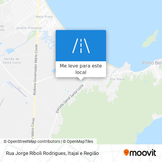 Rua Jorge Riboli Rodrigues mapa