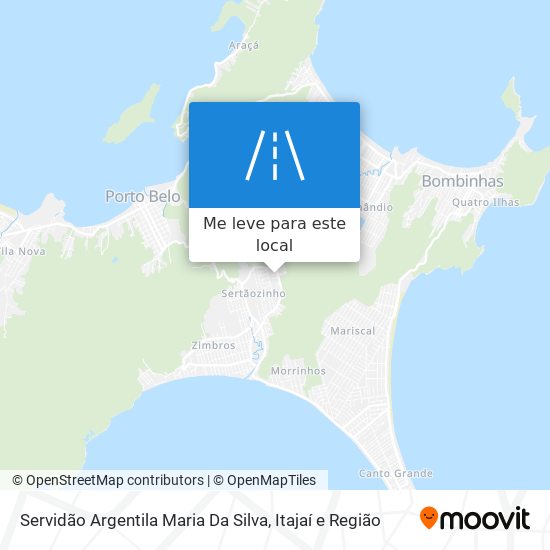 Servidão Argentila Maria Da Silva mapa