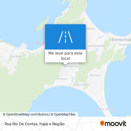 Rua Rio De Contas mapa