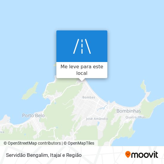 Servidão Bengalim mapa