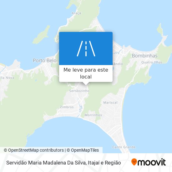 Servidão Maria Madalena Da Silva mapa