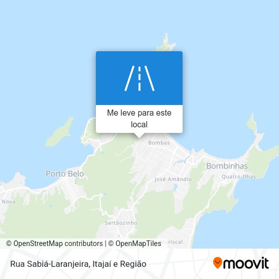 Rua Sabiá-Laranjeira mapa
