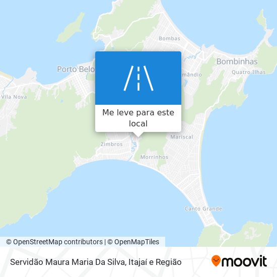 Servidão Maura Maria Da Silva mapa