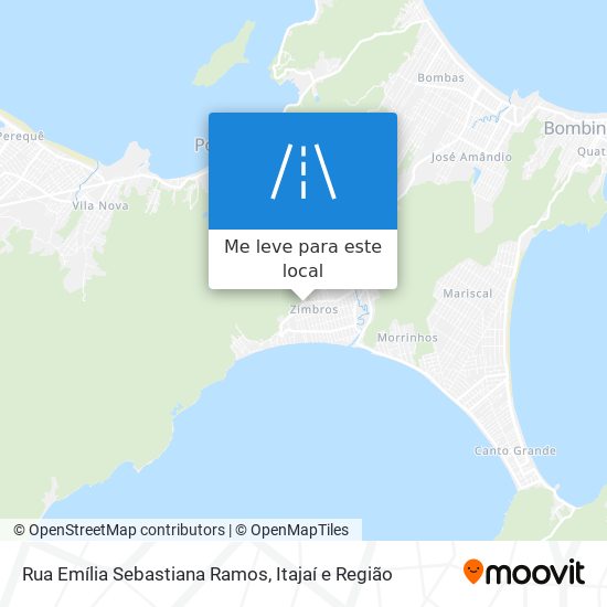 Rua Emília Sebastiana Ramos mapa