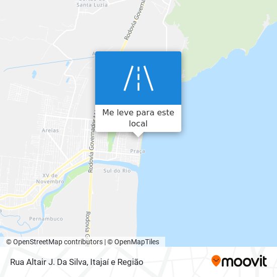 Rua Altair J. Da Silva mapa