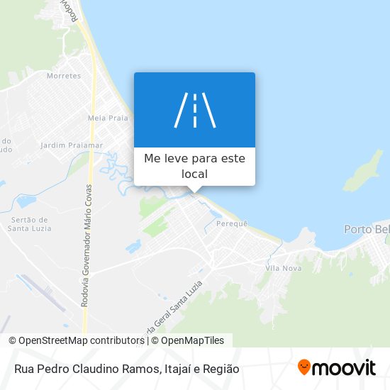 Rua Pedro Claudino Ramos mapa