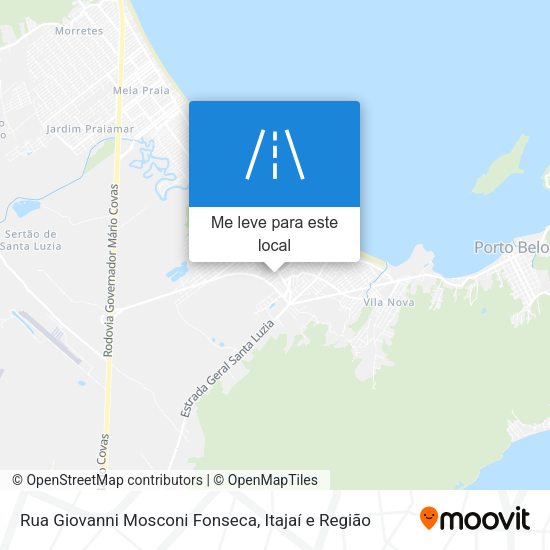 Rua Giovanni Mosconi Fonseca mapa