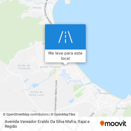 Avenida Vereador Eraldo Da Silva Mafra mapa