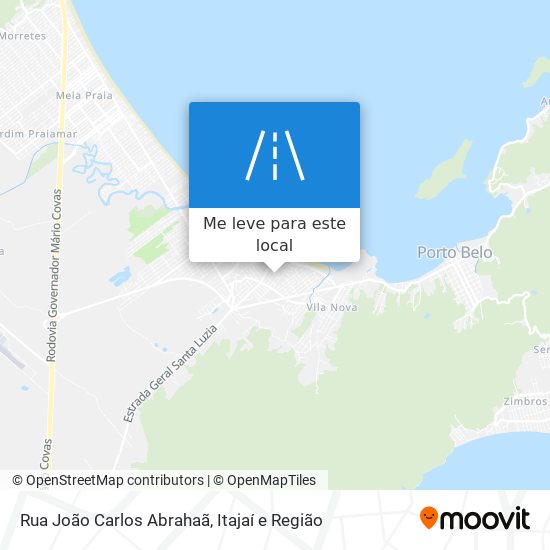 Rua João Carlos Abrahaã mapa