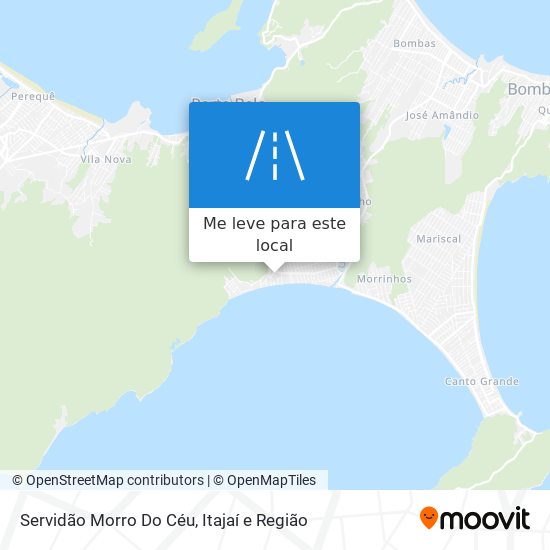 Servidão Morro Do Céu mapa