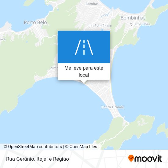 Rua Gerânio mapa