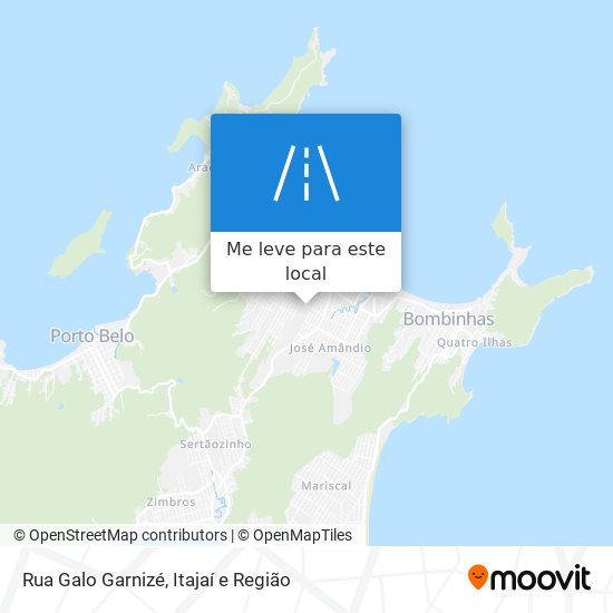 Rua Galo Garnizé mapa