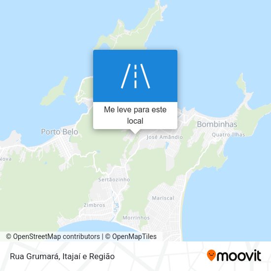 Rua Grumará mapa
