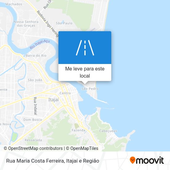Rua Maria Costa Ferreira mapa