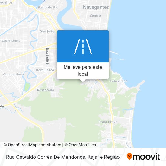 Rua Oswaldo Corrêa De Mendonça mapa