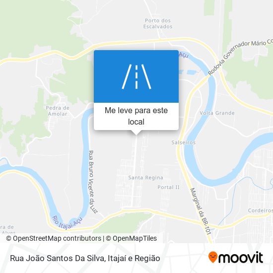 Rua João Santos Da Silva mapa