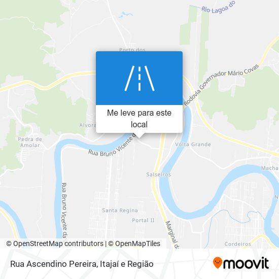 Rua Ascendino Pereira mapa