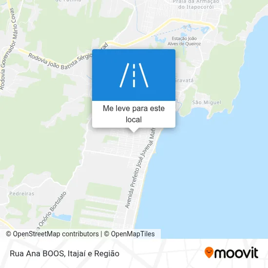 Rua Ana BOOS mapa